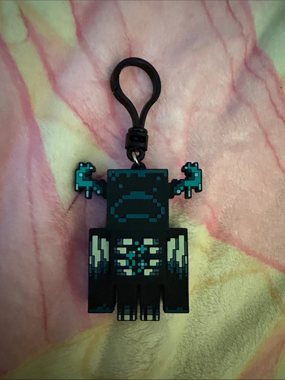 Minecraft Warden Keychain